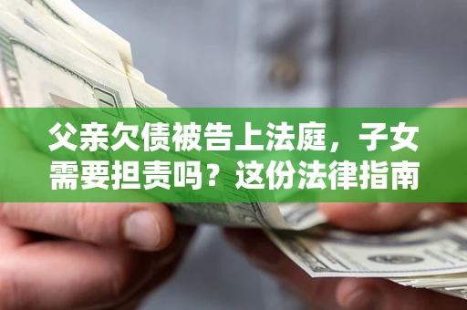 北京父亲欠债被告上法庭，子女需要担责吗？这份法律指南必须看完